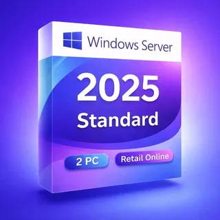 Windows Server 2025 Standard Retail Online Key – 2PC | Genuine & Lifetime License