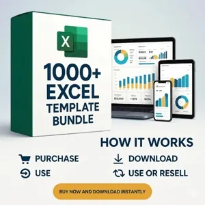 Business & Finance Spreadsheet Templates Pack – Fast Delivery