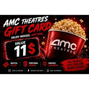 $11.00 USD  AMC Gift Card