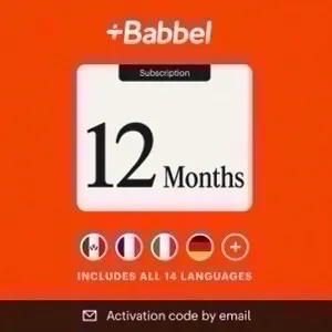 Babbel: 12 Month Subscription: Learn 14 Languages Normally $150
