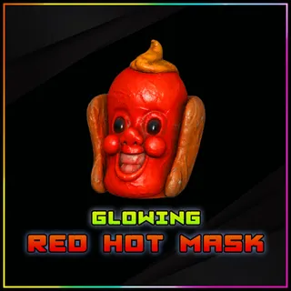 Glowing Red Hot Mask