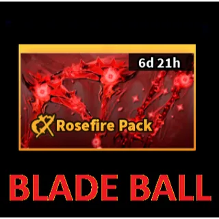 Blade Ball Rosefire Pack Dual