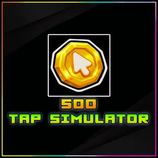 500 Tokens Tap Simulator