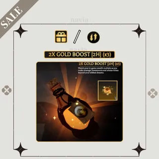 🪙· x3 2 Hour Gold Boosts Potion