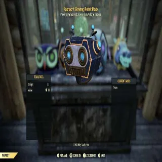 Fasnacht Glowing Robot Mask