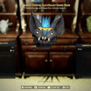 Glowing Scorchbeast Queen  Mask