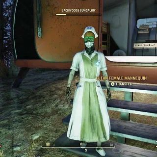 Forest Asylum Uniform ,with hat