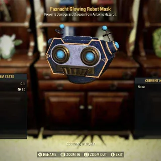 Glowing Robot Mask