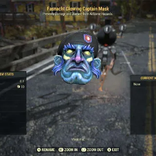 Glowing Captain Mask.