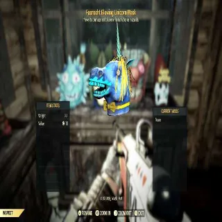 Glowing Unicorn Mask