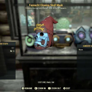 Glowing Skull Mask