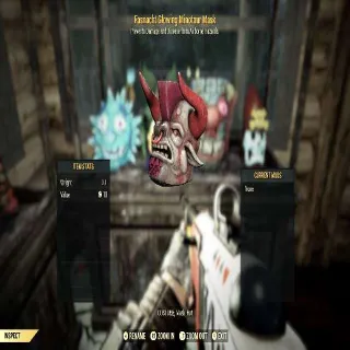 Glowing Minotaur Mask