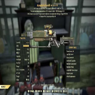 Weapon . Acceptable Overkill