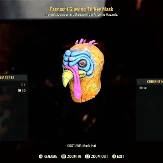 Glowing Turkey Mask