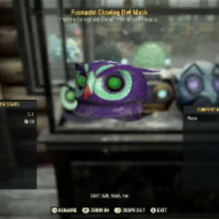 Glowing Owl Mask