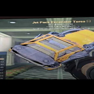Excavator Jet Pack Torso