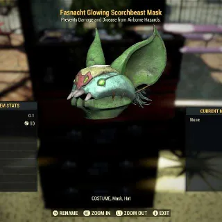 Glowing Scortchbeast Mask .