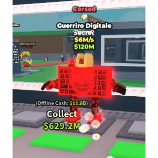Steal a Brainrot|Guerriro Digitale (Cursed)