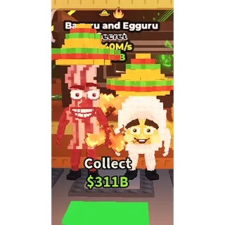 Steal a Brainrot| Bacuru and Egguru-240M/s