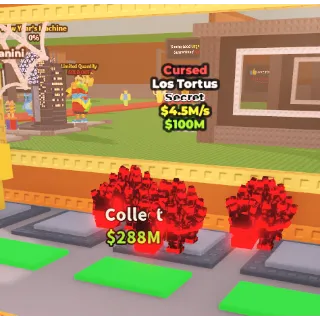 Steal a Brainrot|Los Tortus (Cursed)