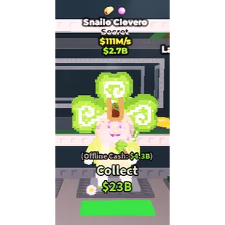 Steal a Brainrot| Snailo Clovero