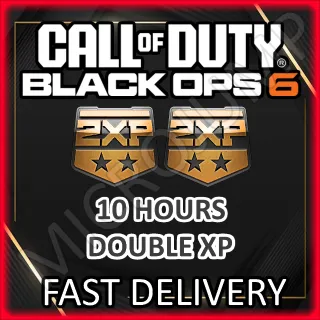 Call of Duty Black Ops 6 10 HOURS 2XP Rank+Weapon