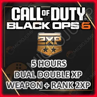 Call of Duty Black Ops 6 DUAL 2XP 5 HOURS Rank + 5 HOURS Weapon 2XP