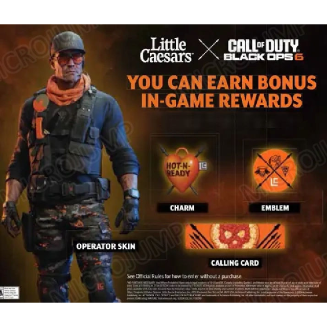 Call of Duty Black Ops 6 LITTLE CAESARS 2024 CODE REGION FREE Call of Duty Game Items Gameflip