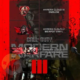 Call of Duty: Modern Warfare III MW3 HyperX Bundle GLOBAL