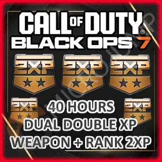 Call of Duty Black Ops 7 40 HOURS DUAL 2XP Rank+Weapon 2XP 🌍WORLDWIDE ANY PLATFORM (XBOX/PC/PlayStation)