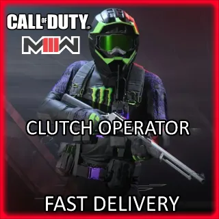 Call Of Duty Modern Warfare III 3 MW3 Clutch Operator 