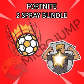 Fortnite 2 Spray Twitch Drops Bundle | Crowned Ball Spray | Star Player Spray | Global Redeem Code | All Platforms