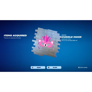 Fortnite Rare Cuddle Mask Spray GLOBAL CODE