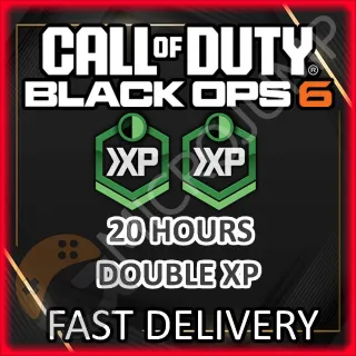 Call of Duty Black Ops 6 20 HOURS Rank Double 2XP