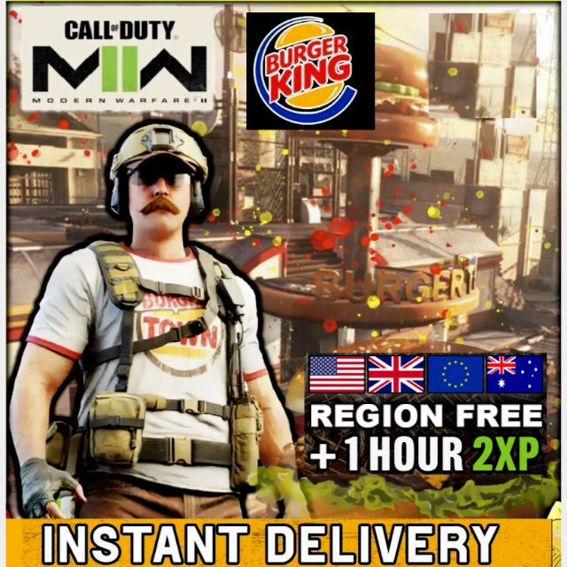 Code MW2 Burger King Operator Game Items Gameflip