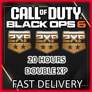 Call of Duty Black Ops 6 20 HOURS 2XP Rank+Weapon