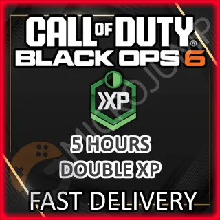 Call of Duty Black Ops 6 5 HOURS Rank Double 2XP