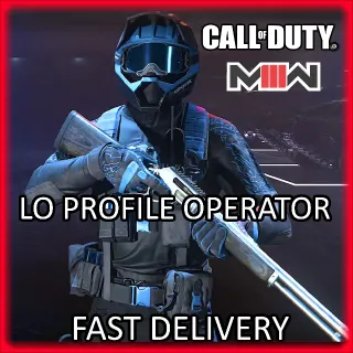 Call Of Duty Modern Warfare III 3 MW3 LO Profile Operator