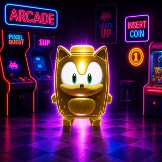 GOLD SONIC SPRITE