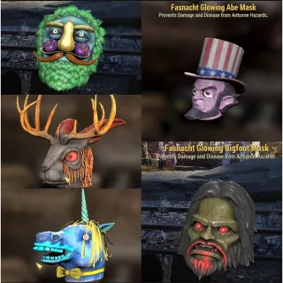 FASNATCH GLOWING  MASK + UNI