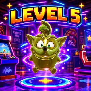GOLD CRASH BANDICOOT SPRITE LVL5