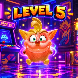 TRICK OR TREAT CRASH BANDICOOT SPRITE LVL5