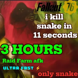 RAID FALLOUT 76 3 hour Gleaming Depths  FARM XP