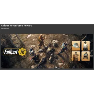 Fallout 76 GeForce Reward