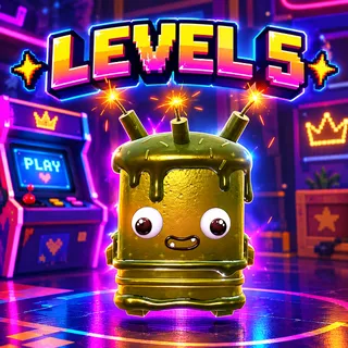 GOLD BIRTHDAY SPRITE LVL5