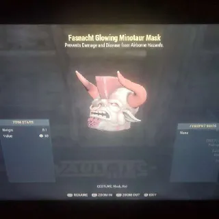 Glowing Minotaur Mask