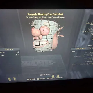 Glowing Corn Cob Mask