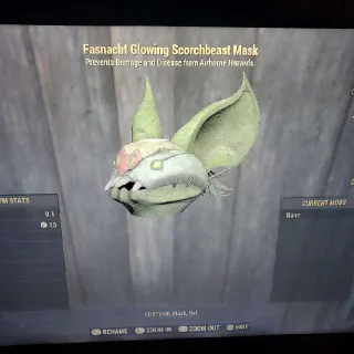 Glowing Scorchbeast Mask