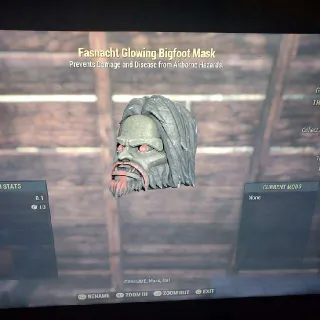 Glowing Bigfoot Mask