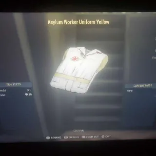 Asylum Worker Yellow Uniform